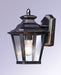 Maxim - 1133CLBZ - One Light Outdoor Wall Lantern - Knoxville - Bronze