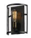 Maxim - 20112BKNAB - One Light Wall Sconce - Palladium - Black / Natural Aged Brass