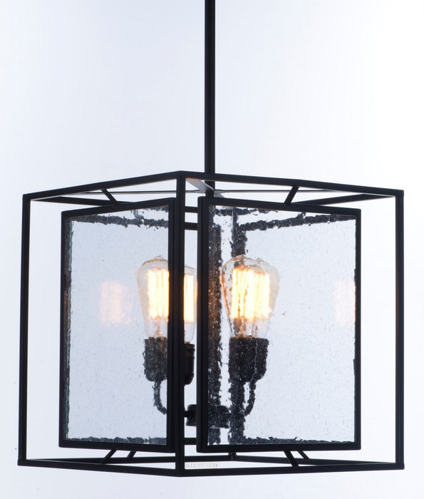 Maxim - 21675CDBK - Four Light Pendant - Era - Black