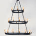 Maxim - 26278BKNAB - 30 Light Chandelier - Noble - Black / Natural Aged Brass