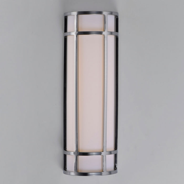 Maxim - 55573WTSN - LED Outdoor Wall Sconce - Moon Ray - Satin Nickel