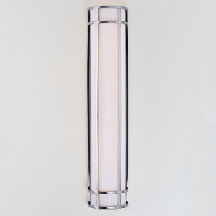 Maxim - 55577WTSN - LED Outdoor Wall Sconce - Moon Ray - Satin Nickel