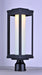 Maxim - 55900SWBK - LED Outdoor Post/Pier Mount - Salon LED - Black