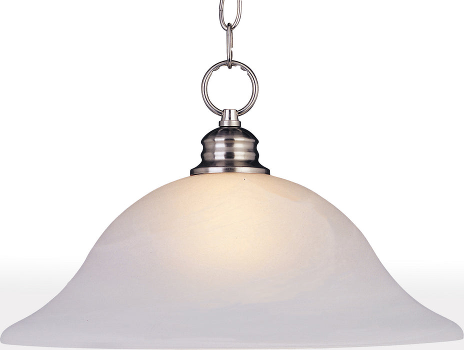 Maxim - 91076FTSN - One Light Pendant - Essentials - 9106x - Satin Nickel