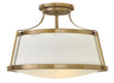 Hinkley - 3522BC - LED Flush Mount - Charlotte - Brushed Caramel