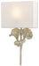 Currey and Company - 5900-0009 - One Light Wall Sconce - Gingko - Distressed Silver Leaf