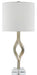 Currey and Company - 6000-0071 - One Light Table Lamp - Elyx - Chinois Silver Leaf