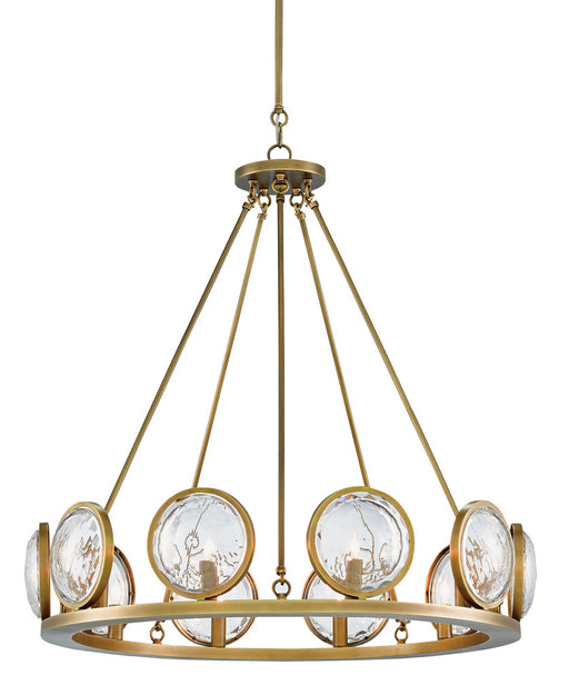 Currey and Company - 9000-0119 - Ten Light Chandelier - Marjorie Skouras - Antique Brass