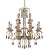 Allegri - 031652-038-FR001 - 12 Light Chandelier - Valencia - Brushed Champagne Gold