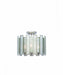 Kalco - 505041TS - Three Light Semi Flush Mount - Palisade - Tarnished Silver