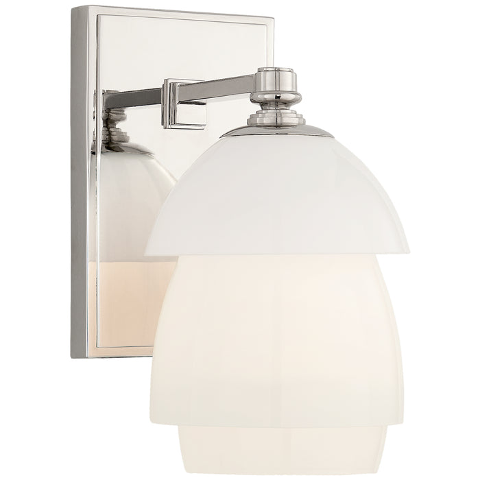 Visual Comfort Signature - TOB 2111PN-WG - One Light Wall Sconce - Whitman - Polished Nickel