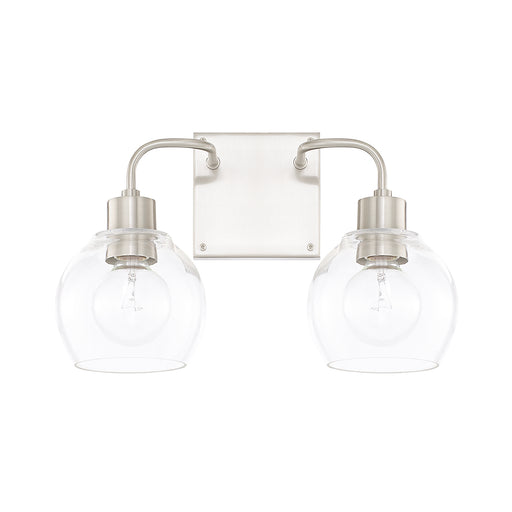 Capital Lighting - 120021BN-426 - Two Light Vanity - Tanner - Brushed Nickel