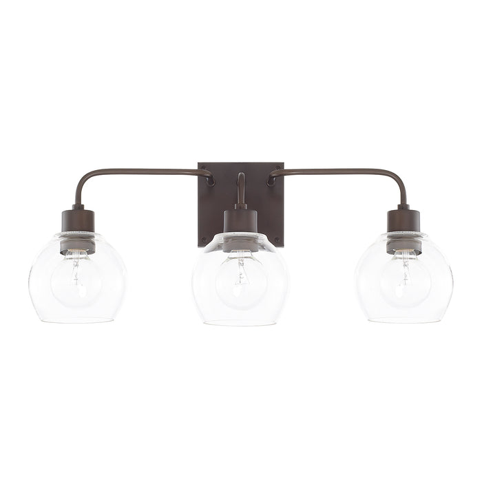 Capital Lighting - 120031BZ-426 - Three Light Vanity - Tanner - Bronze