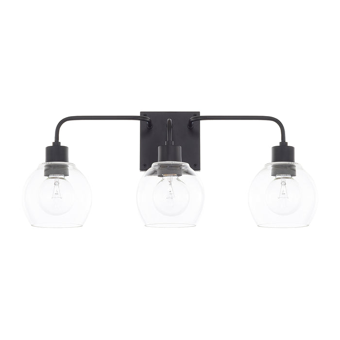 Capital Lighting - 120031MB-426 - Three Light Vanity - Tanner - Matte Black