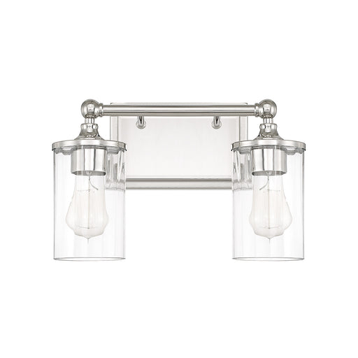 Capital Lighting - 120721PN-423 - Two Light Vanity - Camden - Polished Nickel