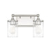 Capital Lighting - 120721PN-423 - Two Light Vanity - Camden - Polished Nickel