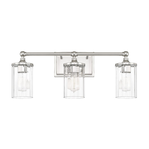 Capital Lighting - 120731PN-423 - Three Light Vanity - Camden - Polished Nickel