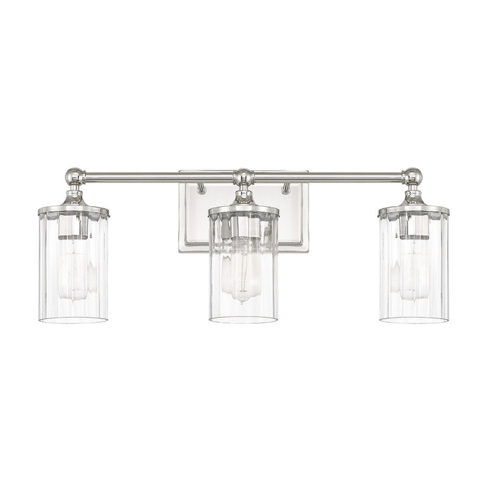 Capital Lighting - 120731PN-423 - Three Light Vanity - Camden - Polished Nickel