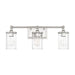 Capital Lighting - 120731PN-423 - Three Light Vanity - Camden - Polished Nickel