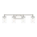 Capital Lighting - 120741PN-423 - Four Light Vanity - Camden - Polished Nickel