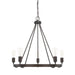 Capital Lighting - 420061BZ - Five Light Chandelier - Tanner - Bronze