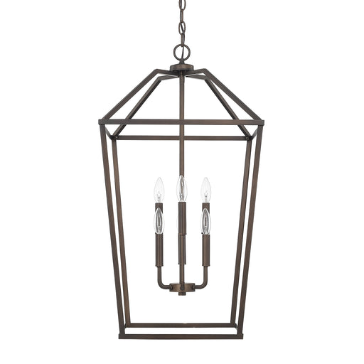 Capital Lighting - 522761BZ - Six Light Foyer Pendant - Birch - Bronze