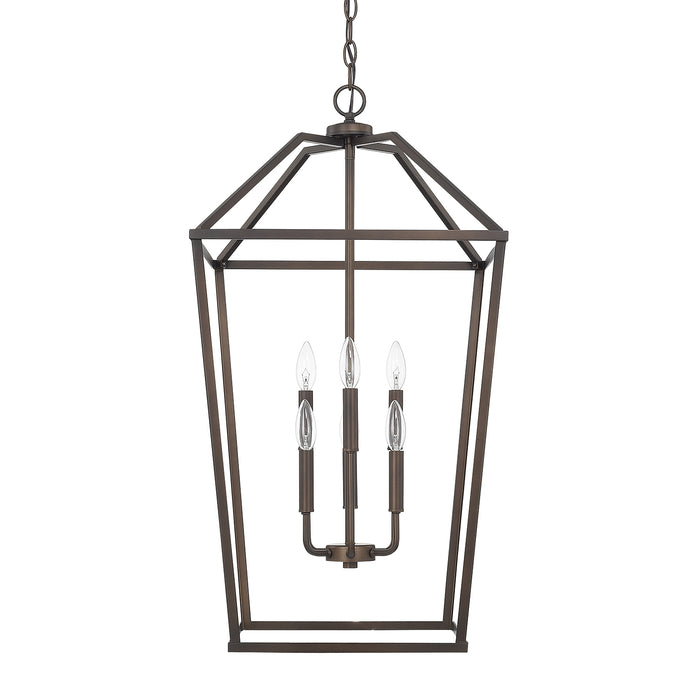 Capital Lighting - 522761BZ - Six Light Foyer Pendant - Birch - Bronze