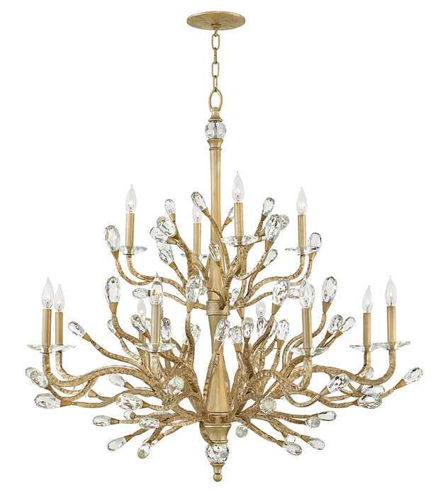 Fredrick Ramond - FR46810CPG - LED Chandelier - Eve - Champagne Gold