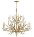 Fredrick Ramond - FR46810CPG - LED Chandelier - Eve - Champagne Gold