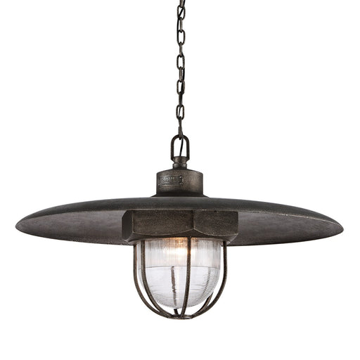 Troy Lighting - F3898-APW - One Light Pendant - Acme - Aged Pewter