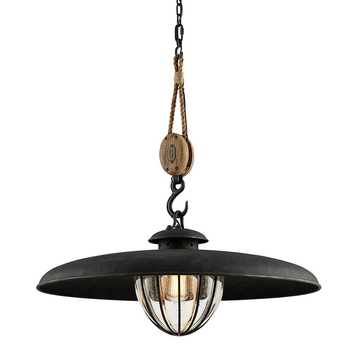 Troy Lighting - F4907-FOR - One Light Pendant - Murphy - Forged Iron