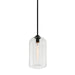 Troy Lighting - F5561-SBK - One Light Pendant - District - Soft Black