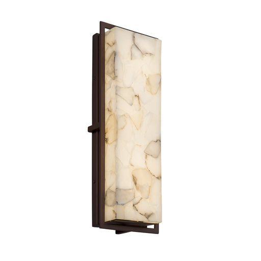 Justice Designs - ALR-7564W-DBRZ - LED Outdoor Wall Sconce - Alabaster Rocks - Dark Bronze