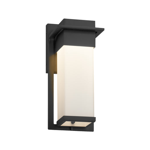 Justice Designs - FSN-7541W-OPAL-MBLK - LED Outdoor Wall Sconce - Fusion - Matte Black