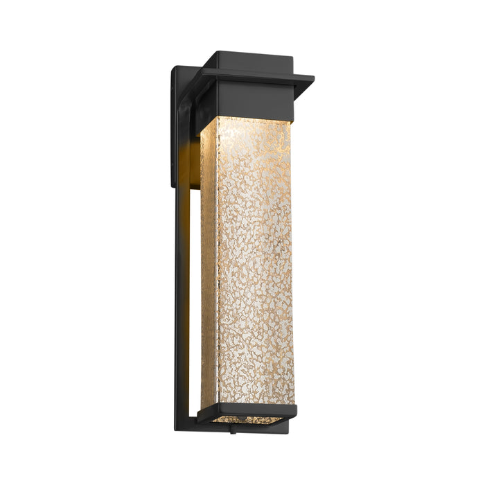 Justice Designs - FSN-7544W-MROR-MBLK - LED Outdoor Wall Sconce - Fusion - Matte Black