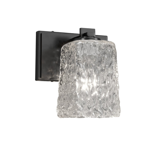 Justice Designs - GLA-8441-26-CLRT-MBLK - One Light Wall Sconce - Veneto Luce - Matte Black