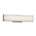 Justice Designs - PNA-8601-WAVE-NCKL - LED Linear Bath Bar - Porcelina - Brushed Nickel