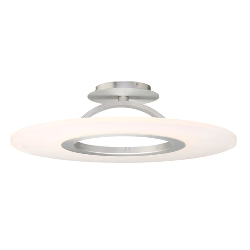 W.A.C. Lighting - FM-21728-AL - LED Convertible Semi-Flush Mount - Elektron - Brushed Aluminum