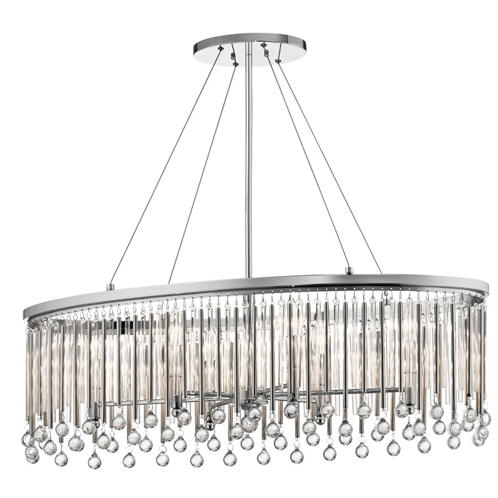 Kichler - 43725CH - Six Light Pendant - Piper - Chrome