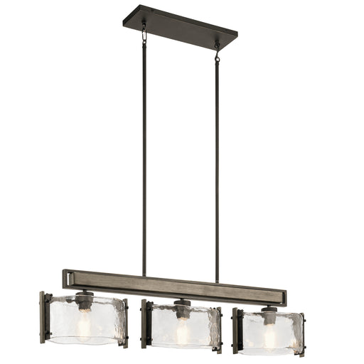 Kichler - 43896OZ - Three Light Linear Chandelier - Aberdeen - Olde Bronze