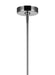 Generation Lighting. - P1459CH - One Light Pendant - Loras - Chrome