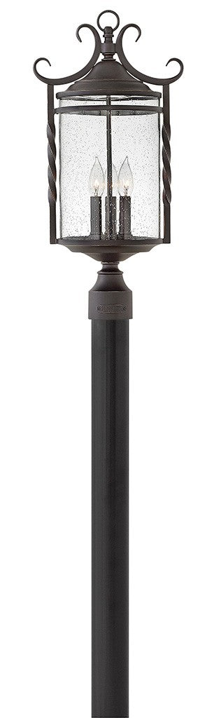 Hinkley - 1141OL-CL - LED Post Top/ Pier Mount - Casa - Olde Black