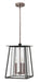 Hinkley - 2102BK - LED Hanging Lantern - Walker - Black