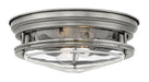 Hinkley - 3302AN-CL - LED Flush Mount - Hadley - Antique Nickel