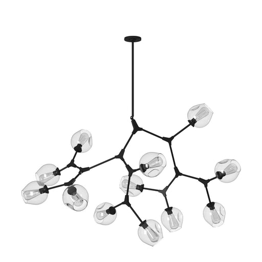 Artcraft - JA14022BK - 12 Light Chandelier - Organic - Black