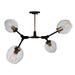 Artcraft - JA14024VB - Four Light Semi Flush Mount - Organic - Vintage Brass