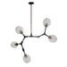 Artcraft - JA14025VB - Five Light Chandelier - Organic - Vintage Brass