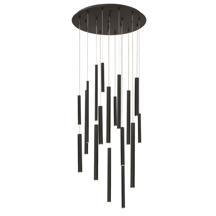 Eurofase - 31445-016 - LED Chandelier - Santana - Black