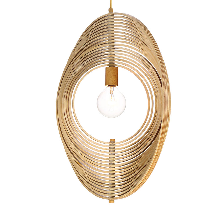 Eurofase - 31873-017 - One Light Pendant - Abruzzo - Wood