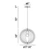 Eurofase - 31874-014 - One Light Pendant - Abruzzo - Wood